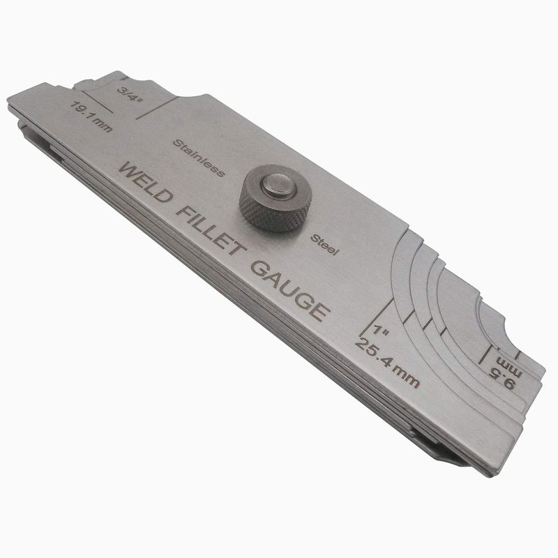 GZTIGWELD مجموعة قياس لحام GZTIGWELD 7 قطع لقياس اللحام وفحصه قياس الزاوية RL بوصة ومتري - Image 2
